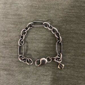 sterling silver David yurman clasp bracelet